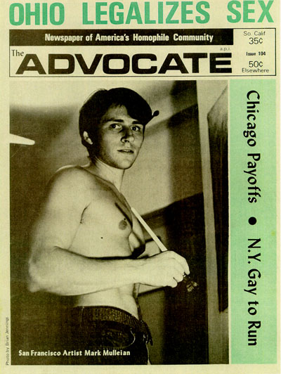 The Advocate, a national gay publication and G. Mark Mulleian. 