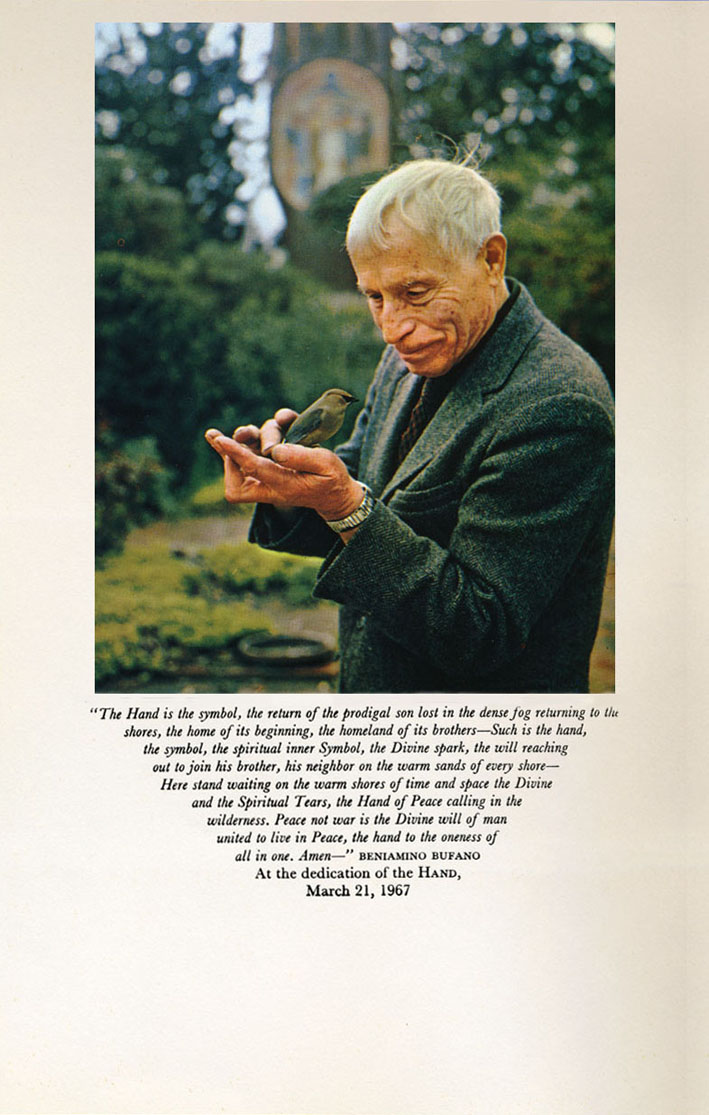 Sculptor Beniamino Bufano, a lifelong peace activist