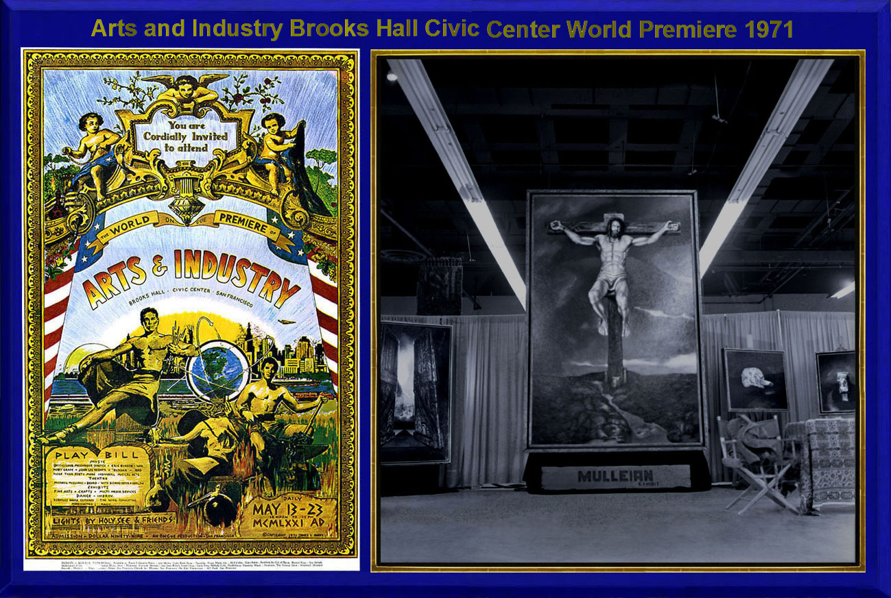 G. Mark Mulleian large-scale exhibit at the Arts and Industry Brooks Hall exhibition San Francisco Civic Center 1970s