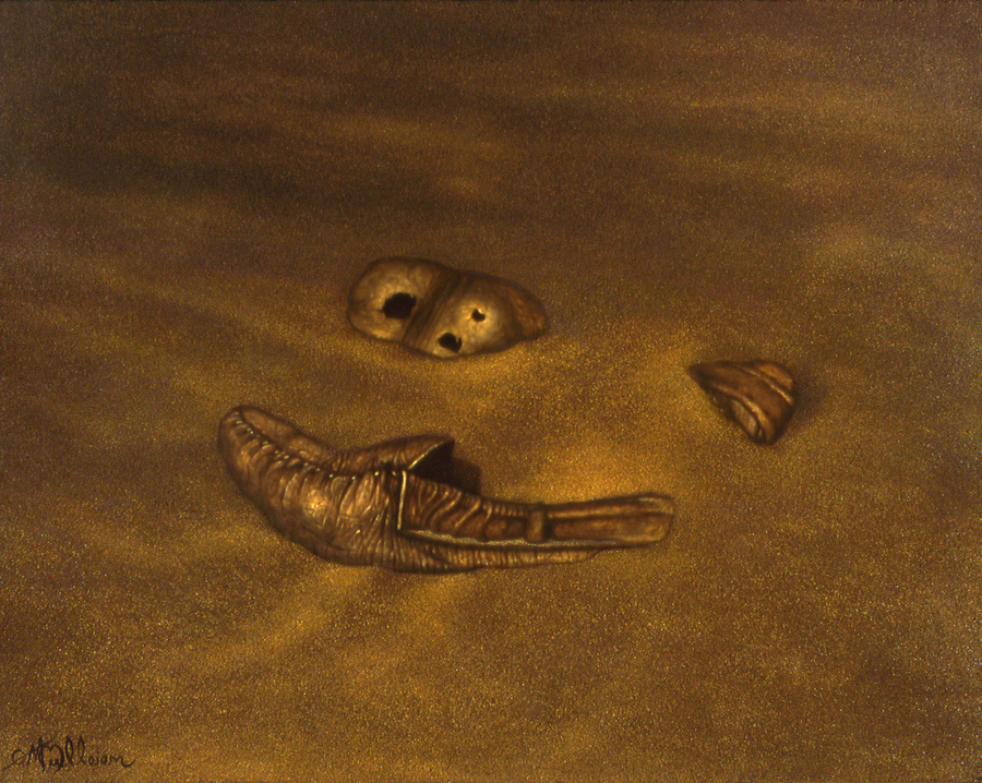 Moccasins painting by Mulleian