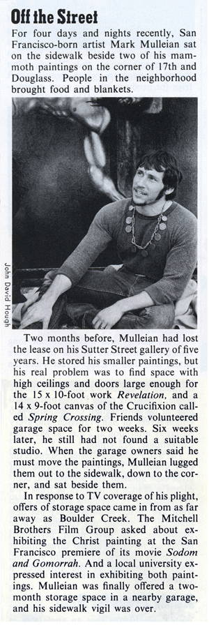 Mark Mulleian, off the street, San Francisco Magazine 